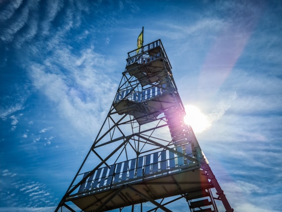 Eiffelturm des Frankenwaldes auf dem Döbraberg