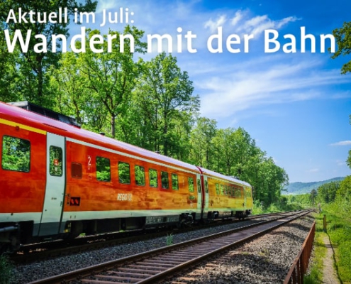 Bahn-Wander-Monat-Juli