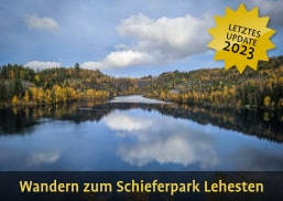 Wandern zum Schieferpark Lehesten