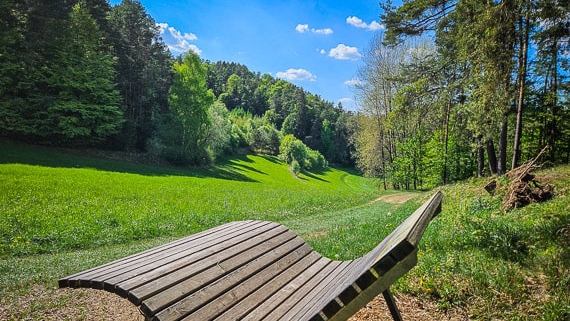 Bei Plech wandern zum Gottvaterberg