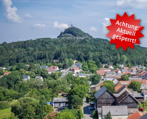 Rauher Kulm gesperrt