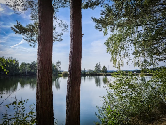 Fichtelgebirge wandern auch am See