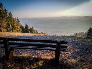 Sitzbank mit Aussicht