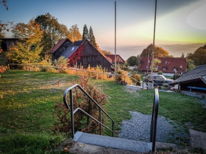 Metalltreppe zur Radspitzalm