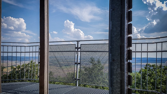 Blick vom Aussichtsturm Schwedenschanze