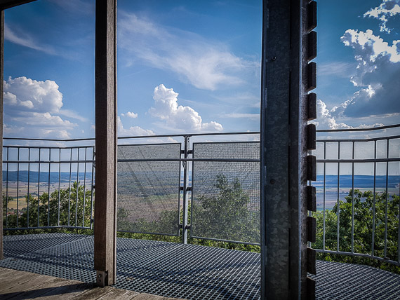 Blick vom Aussichtsturm Schwedenschanze