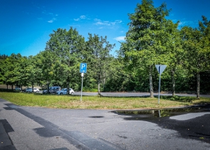 Wanderparkplatz oberhalb von Pfaben