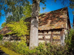 Uralte Scheune in Stöckach