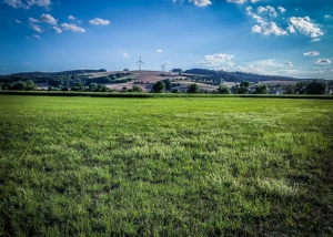 Windkraft über dem weiten Itzgrund