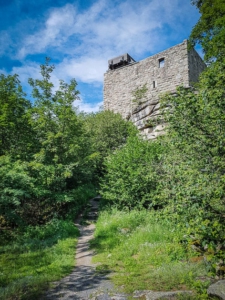 Unterhalb der Ruine Epprechtstein