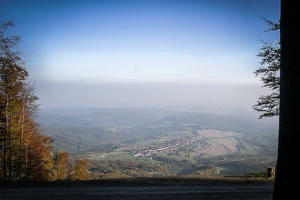 Grandioser Ausblick über Sandberg in Richtung Süden