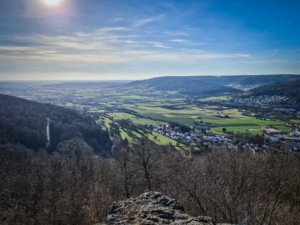 Sagenhafter Ausblick vom Schlüsselstein