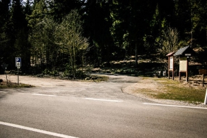 Auf den Wanderparkplatz