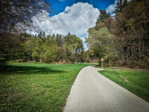 Auf befestigtem Weg weiter