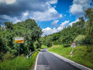 Ortsausgang Lußberg Richtung Kirchlauter