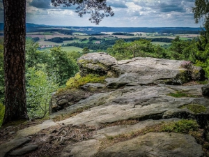 Blick vom Veitenstein auf dem Lußberg