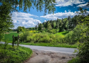 An einer Landstraße