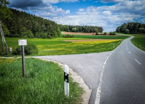 Von der Landstraße weg