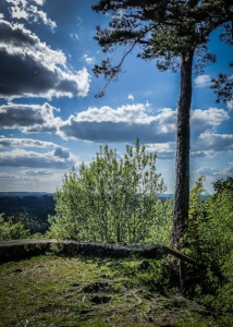 Aussicht Burgruine Hollenberg