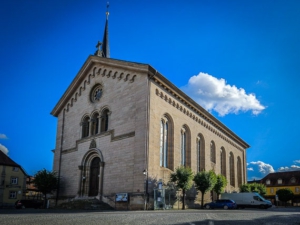 Die markante Kirche von Eltmann
