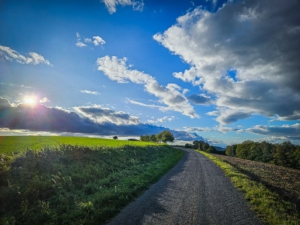 Schotterweg ganz oben