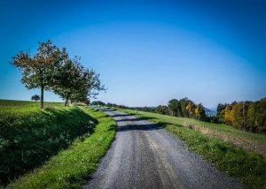 Schotterweg ganz oben