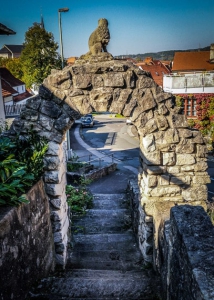 Steinernes Tor in Eltmann zur Promenade