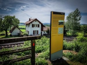 Wunderschöne Bahn-Blockwärter-Häuschen