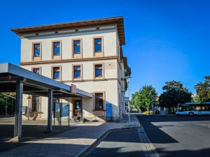 Startpunkt der Pegnitz-Schlossberg-Tour direkt am Pegnitzer Bahnhof (Bild)