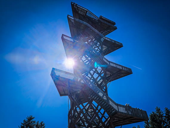 Aussichtsturm Presseck Hinterindien.de-Tour Nr. 123