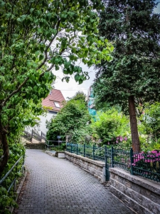 In Hohenstein zur Burg hinauf