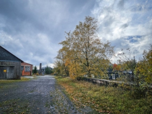 Schnurgerade in Richtung Schieferpark