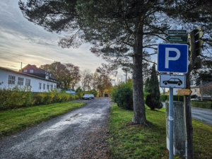 Start am Wanderparkplatz am alten Bahnhof in Lehesten