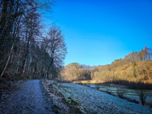 Weg im Tal hoch nach Thuisbrunn