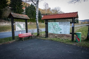 Wanderparkplatz Egloffstein mit Übersichtskarten