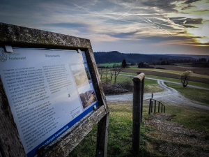 Infotafel an der Wasserwarte