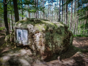 Tafel-Felsen auf Ruine Wartstein