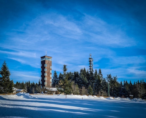 Aussichtsturm auf dem Bleßberg-Gipfel