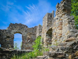 Wandern Ebern Ruine Raueneck