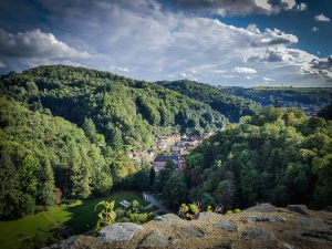 Blick ins Tal von Bad Berneck