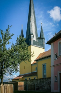 Markanter Kirchturm von Ludwag