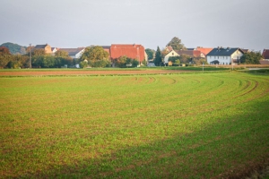 Blick auf das Dorf Geiselsberg