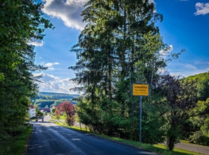 Zurück in den Ort Schwabthal