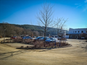 Parkplatz an der Therme Obernsees