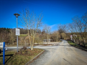 Von der Therme in Richtung Obernsees