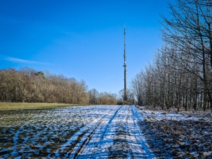 Der Weg hin zum Funkmast