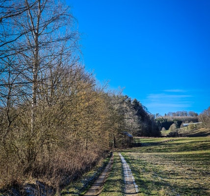 Der Weg nach hinten ins Tal