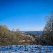 Ausblick von der Hochebene über Obernsees