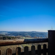 Auslbick von der Knockhütte oberhalb von Obernsees