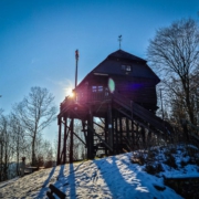 Die Knockhütte oberhalb von Obernsees